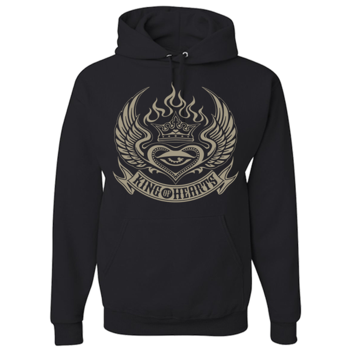 King of Hearts™ GOLD ADULT HOODIE